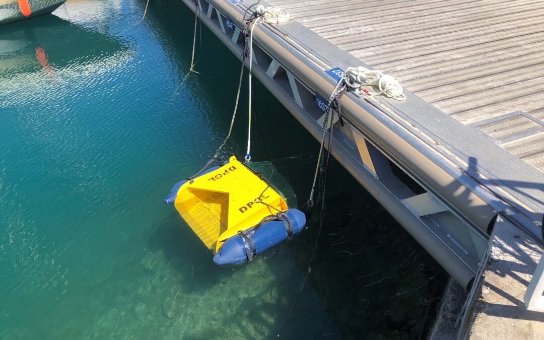 GOBIE anti-pollution robot in place at Port Vauban